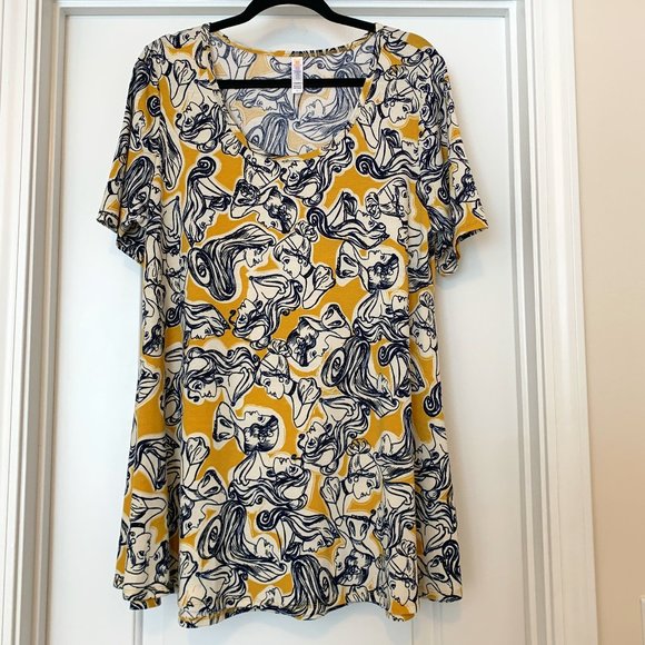 New Without Tags Unicorn LuLaRoe Princess PerfectT - Picture 1 of 4